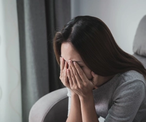 Image of a stressed woman