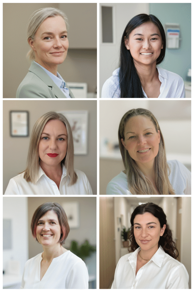 Westmead Uddated Team Photos: Donna, Jacky, Amber, Brittany, Yanthe and Georgie