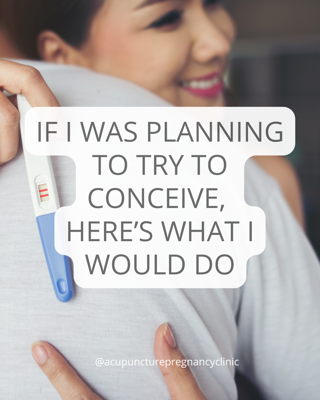 If I was planning to try to conceive, here’s what I would doIf I was planning to try to conceive, here’s what I would do