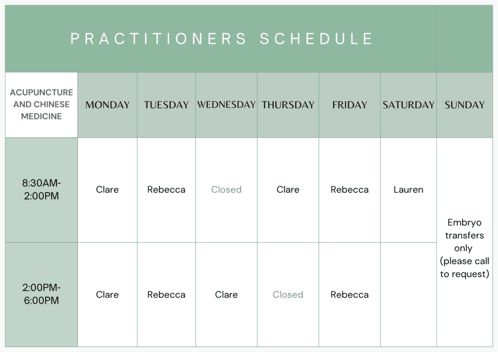 Melbourne Schedule